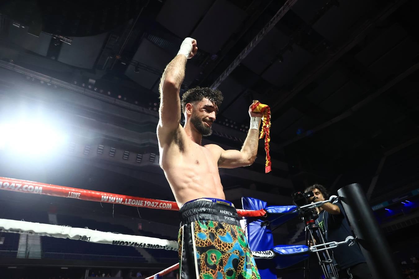 El combate ganador del cordobés José Luis Navarro &#039;El Cazador Jr.&#039; ante Ronny Landaeta, en imágenes