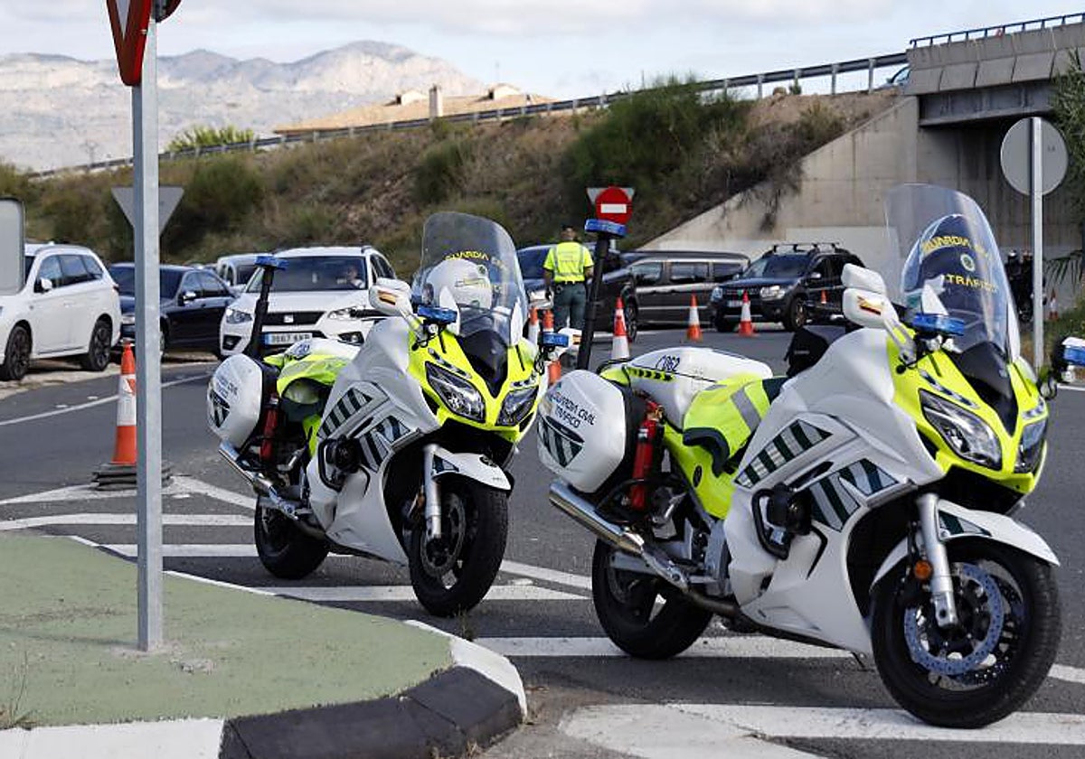 Efectivos de la Guardia Civil de tráfico