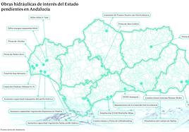 El campo se seca mientras Andalucía tiene embalses y desaladoras que no pueden aplacar su sed por falta de tuberías