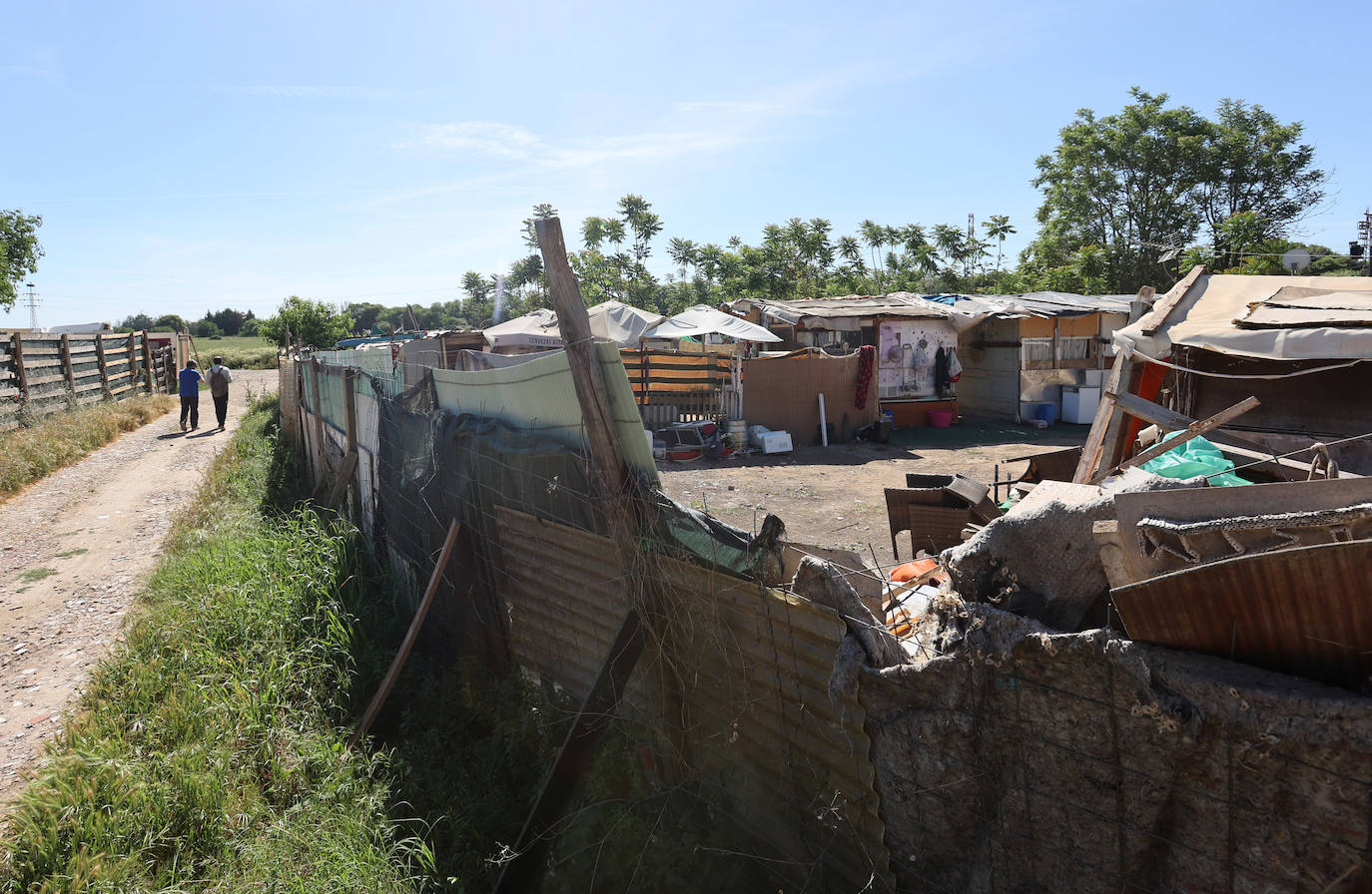 El poblado de chabolas del camino de Carbonell en Córdoba, en imágenes