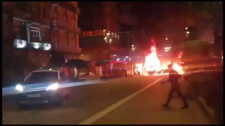 Arde en Vigo un autobús del transporte público sin causar heridos