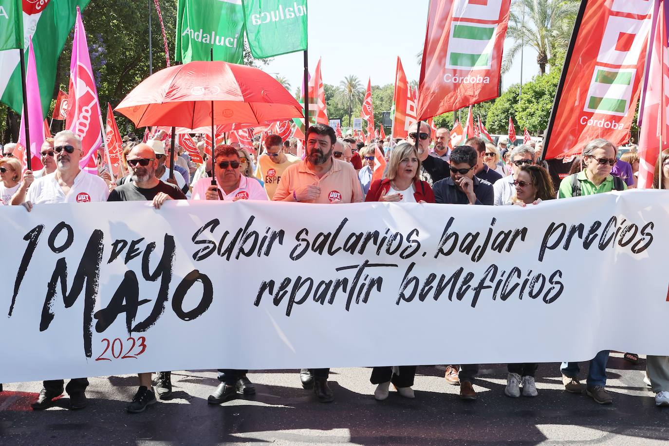 La manifestación del 1 de Mayo en Córdoba, en imágenes