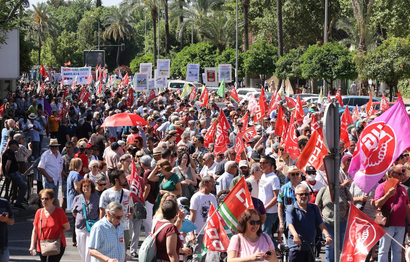 La manifestación del 1 de Mayo en Córdoba, en imágenes
