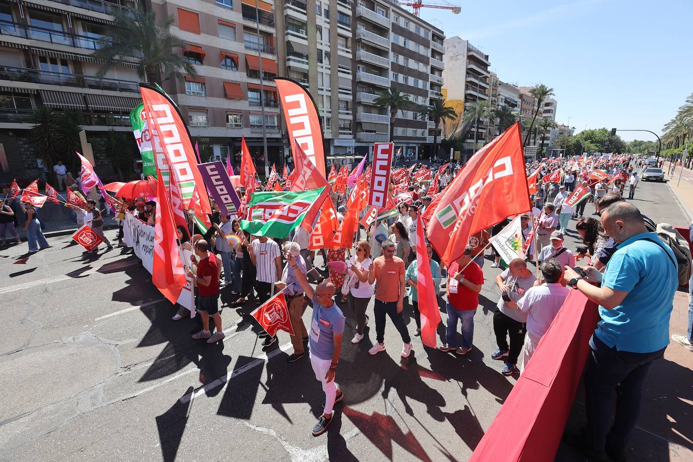 La manifestación del 1 de Mayo en Córdoba, en imágenes