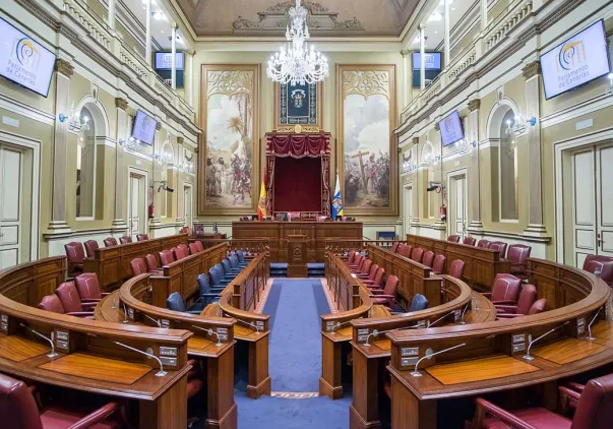 Parlamento de Canarias en foto de archivo