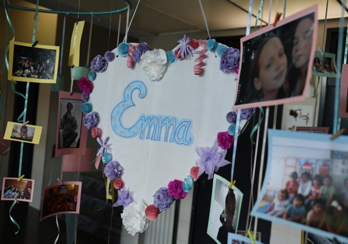 Imagen tomada en el homenaje a Emma en su instituto de Viver-Jérica en Castellón