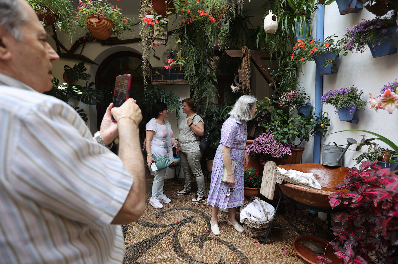 Patios de Córdoba 2023 | La exuberante ruta de San Basilio, en imágenes