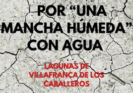 'Lagunas Vivas' de Villafranca de los Caballeros convoca para este sábado una marcha acuática