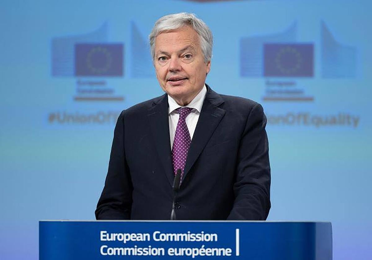El comisario europeo de Justicia, Didier Reynders, en una imagen reciente