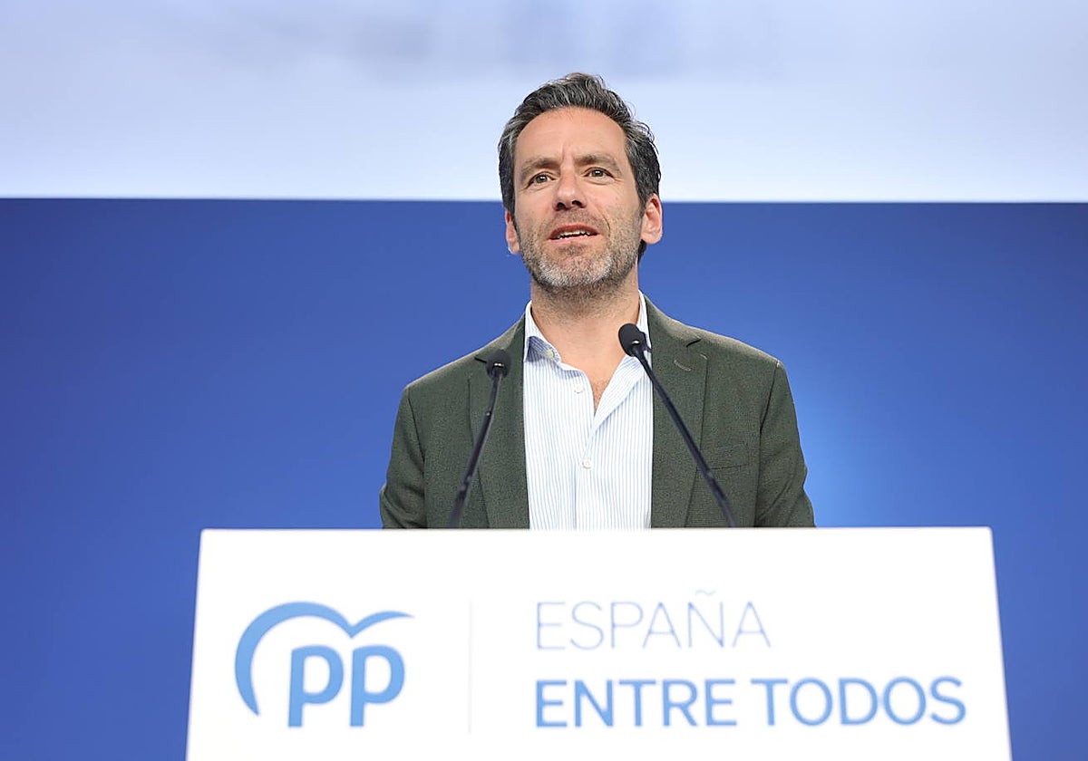 El portavoz de campaña y vicesecretario del PP, Borja Sémper