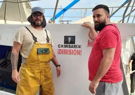 Protesta contra el veto europeo a la pesca de arrastre, que pone en peligro más de 3.000 empleos en Andalucía