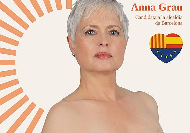 Cartel electoral de Ciudadanos en Barcelona