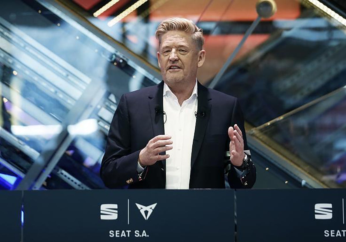 Griffiths, durante una presentación de Seat/Cupra