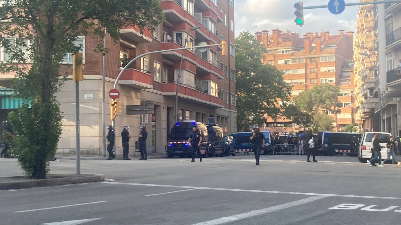 Desalojo de casas okupadas en Barcelona