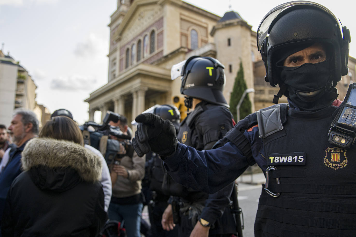 Desalojo de casas okupadas en Barcelona