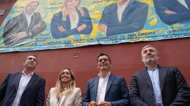 CC ha abierto la campaña con un grafiti en una calle céntrica de la capital