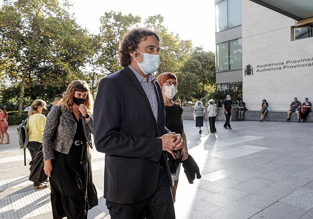 Imagen de archivo del director de Política Lingüística de la Generalitat Valenciana, Rubén Trenzano, en la Ciudad de la Justicia de Valencia