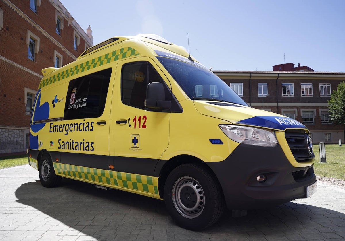 Ambulancia medicalizada de Sacyl