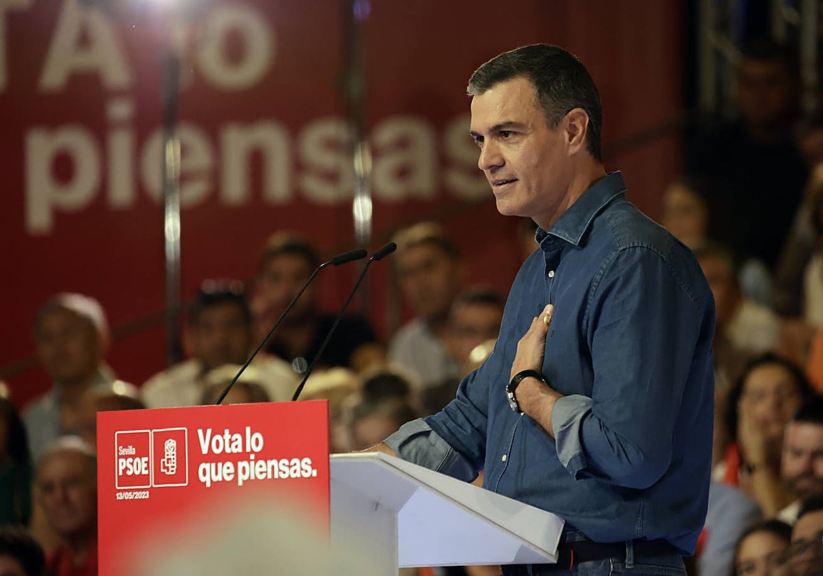 El presidente del Gobierno y líder del PSOE, Pedro Sánchez