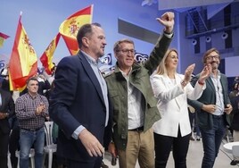 Feijóo en Vitoria: «Lo que ha hecho Bildu con sus listas electorales es lo contrario a la reconciliación»