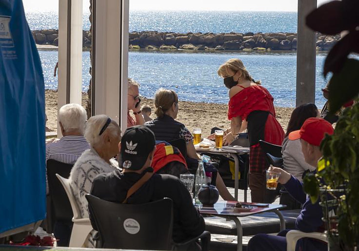 Imagen de archivo tomada en un restaurante en la Comunidad Valenciana