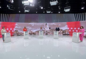 Debate elecciones Madrid, en directo: última hora sobre los candidatos, Ayuso, Mónica García, Lobato, Monasterio y Alejandra Jacinto