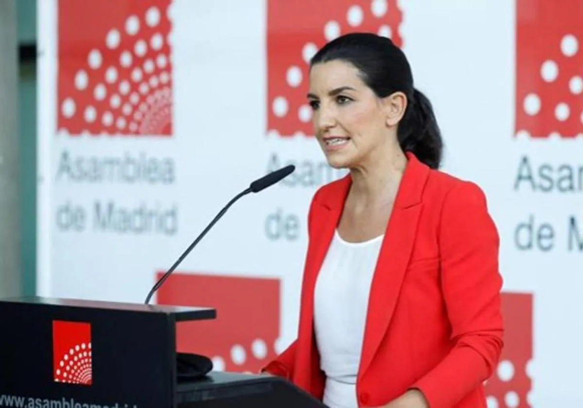 Rocío Monasterio, candidata a la presidencia de la Comunidad de Madrid