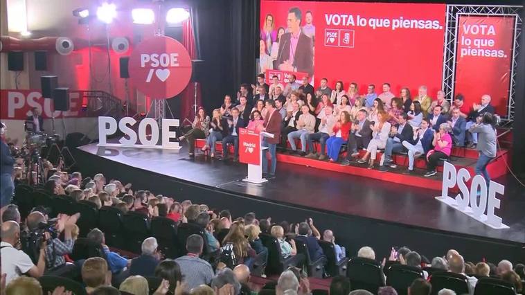 Sánchez aboga por una campaña en positivo frente a quienes tratan de "emponzoñar" con insultos