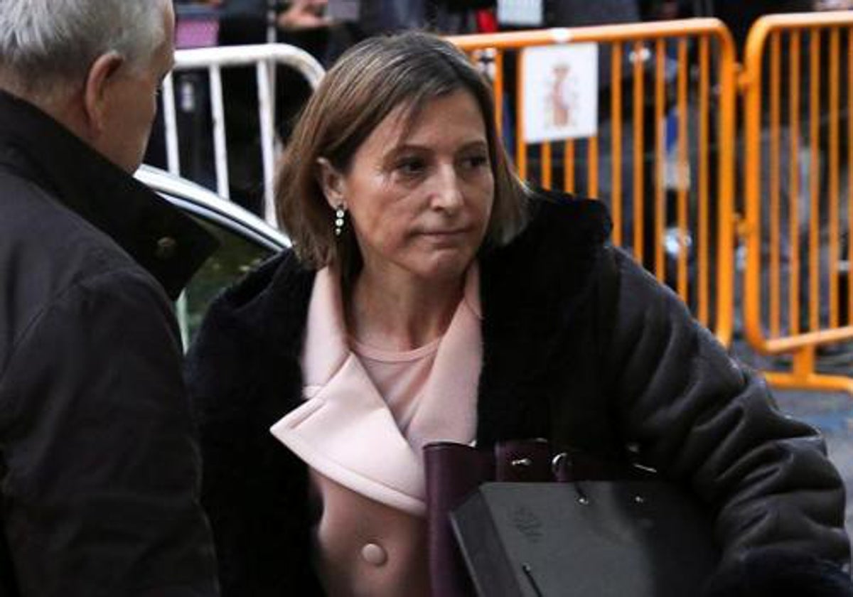 Carme Forcadell, expresidenta del Parlament