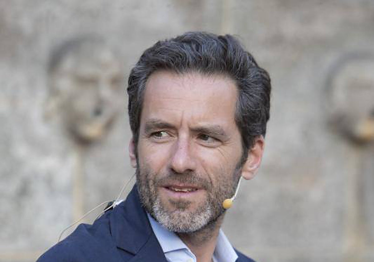 Borja Sémper, este miércoles en la ciudad de Pontevedra