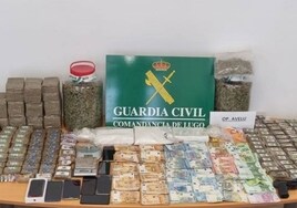 Desmantelada una red de narcos que introdujo 50 kilos de cocaína en la provincia de Lugo en tres años