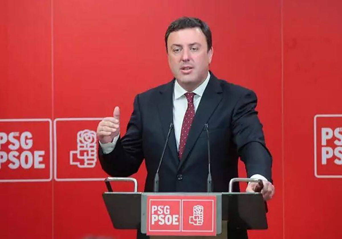 Valentín González Formoso, durante una rueda de prensa en una imagen de archivo