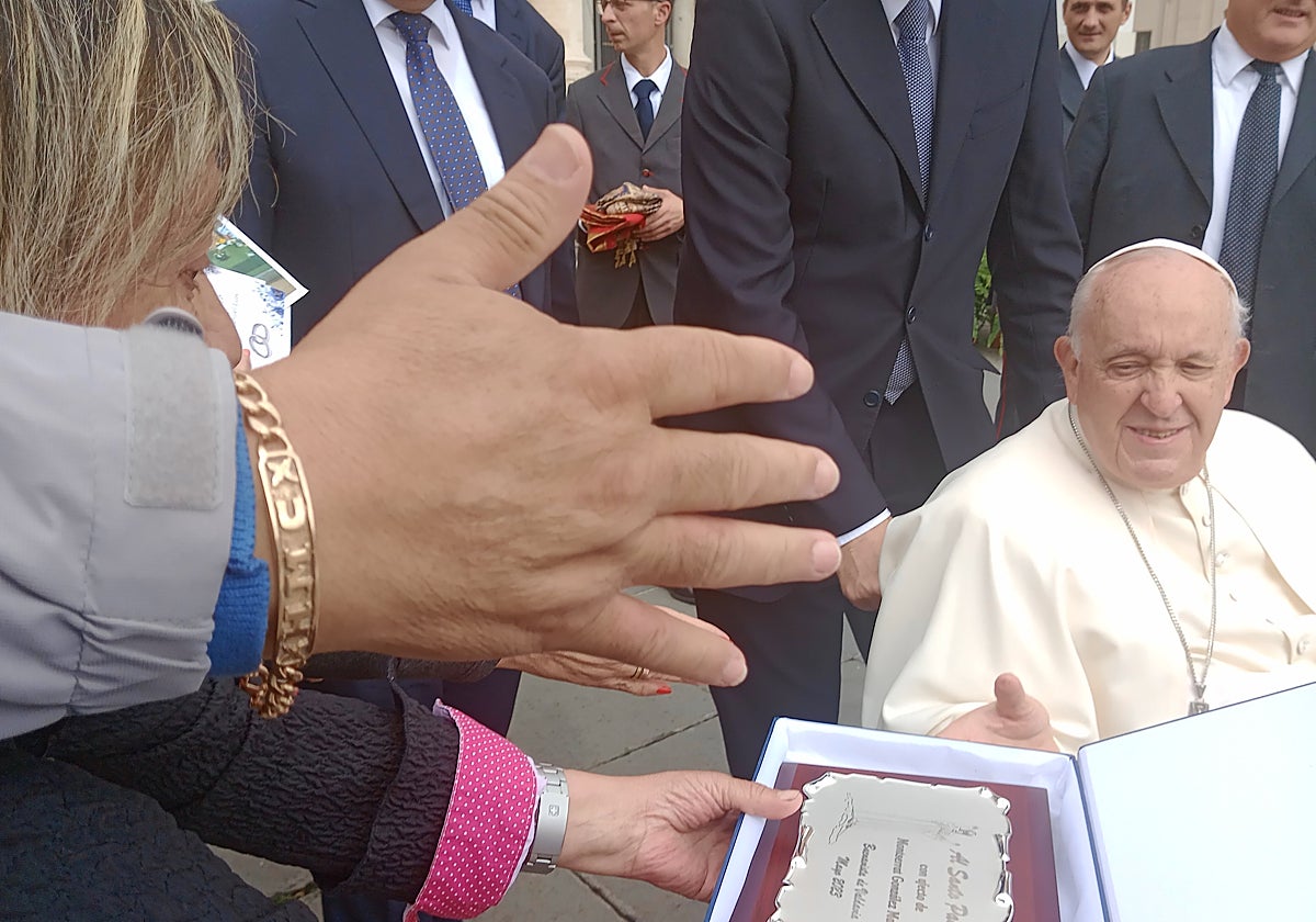 Audiencia con el Papa el pasado miércoles en Vaticano