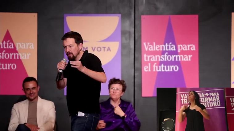 Iglesias critica la "madrileñización de la derecha"