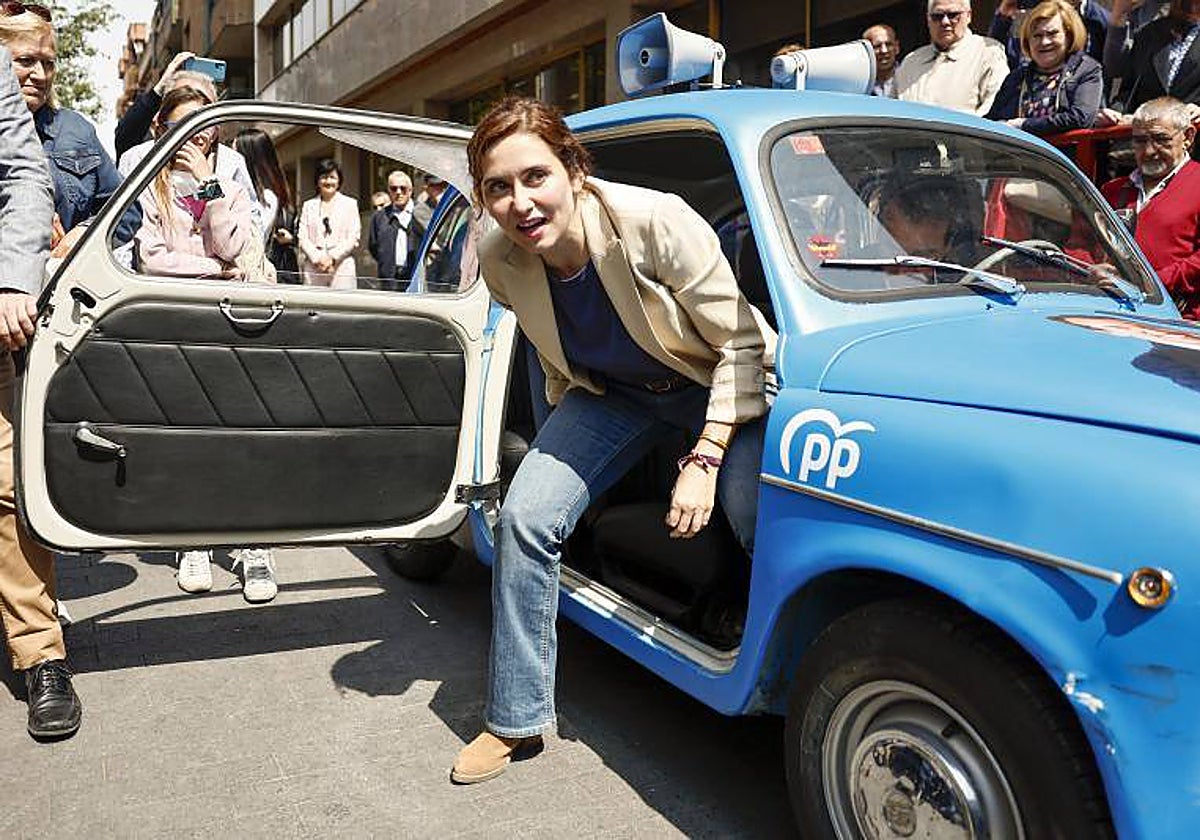Isabel Díaz Ayuso, en el PP 600 de Leganés