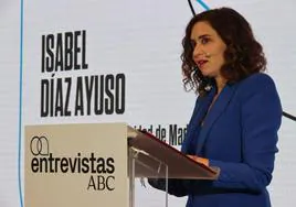 Isabel Díaz Ayuso : «Para Podemos, yo soy asesina y Otegi, hombre de paz. Ese es su listón moral»