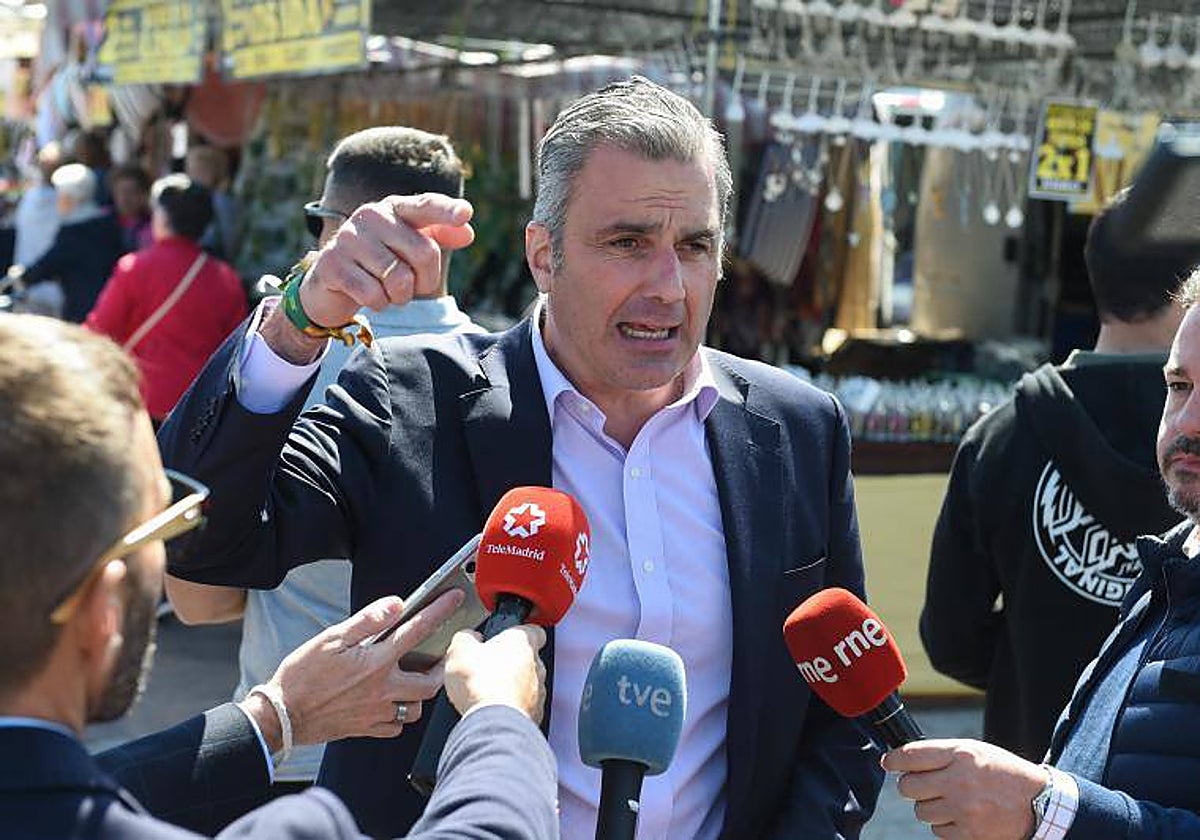 El candidato de Vox a la alcaldía de Madrid, Javier Ortega Smith