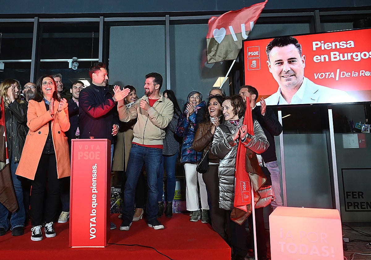 El PSOE de Burgos en el inicio de la campaña electoral del 28M