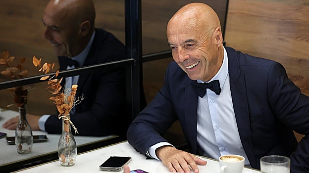 El socialista, durante su entrevista con ABC