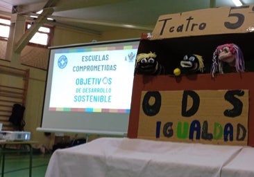 Los trabajos del colegio San Lucas y María del proyecto sobre los ODS, en imágenes