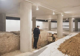 Las excavaciones arqueológicas en la muralla del IVAM descubren la Valencia del siglo XI