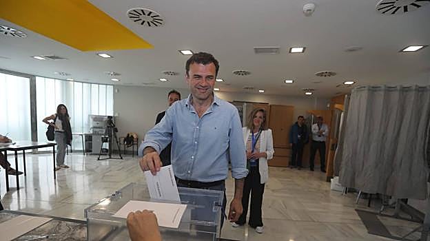 El candidato del PP en Cádiz, Bruno García