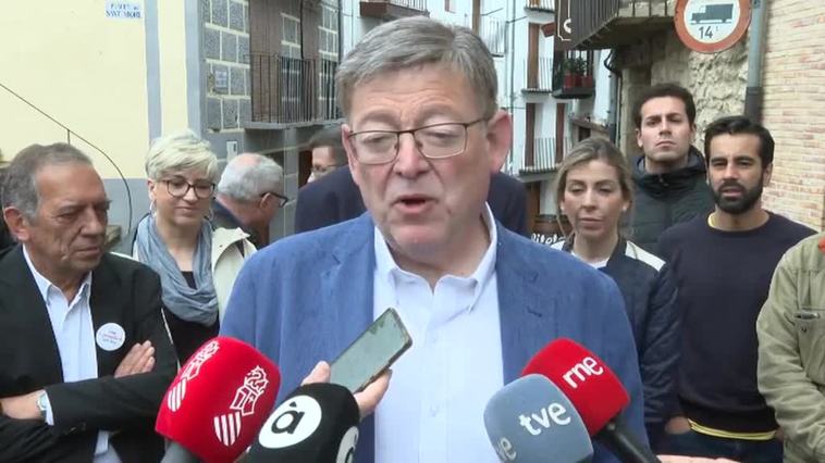 Ximo Puig vota en Morella: "Espero que voto a voto, la Comunidad Valenciana continúe avanzando"