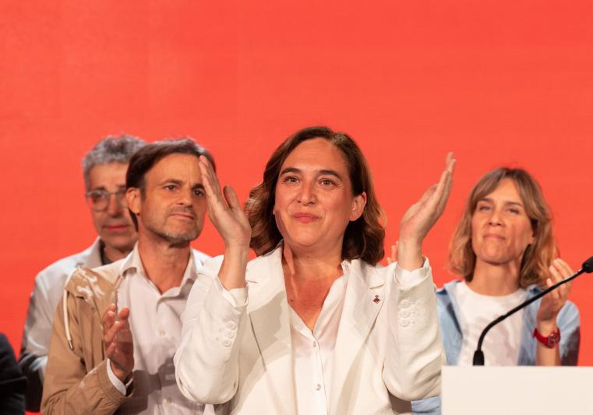 La alcaldesa de Barcelona y candidata de los Comunes, Ada Colau