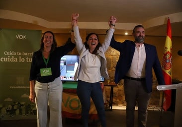 El ambiente en la sede de Vox de Córdoba, en imágenes