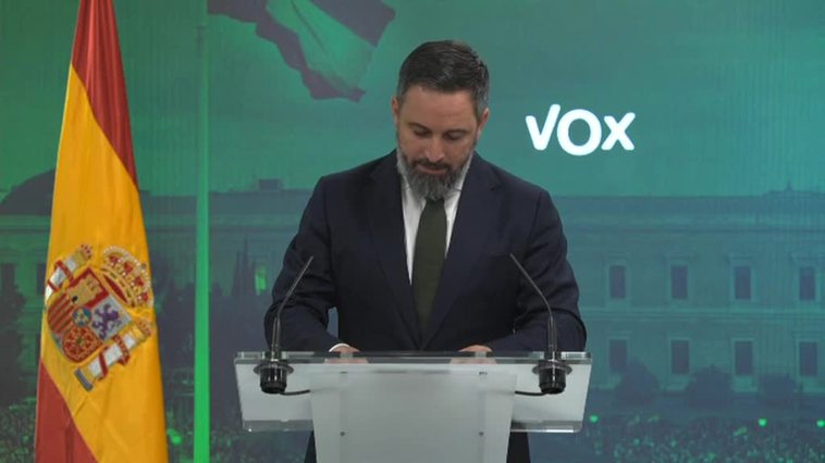 Abascal aplaude el adelanto electoral y asegura que "hoy no es día de exigencias sino de mano tendida"