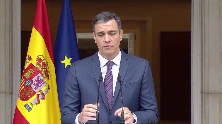 Sánchez convoca elecciones generales adelantadas para el 23 de julio