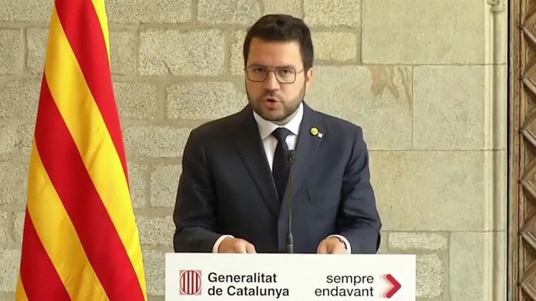 Aragonès pide un "frente democrático" ante un posible gobierno de PP y Vox