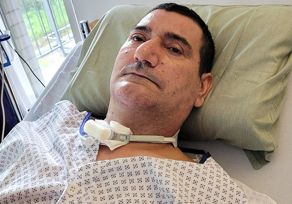 Imagen de archivo de Kiko Aparicio en un hospital de Suiza