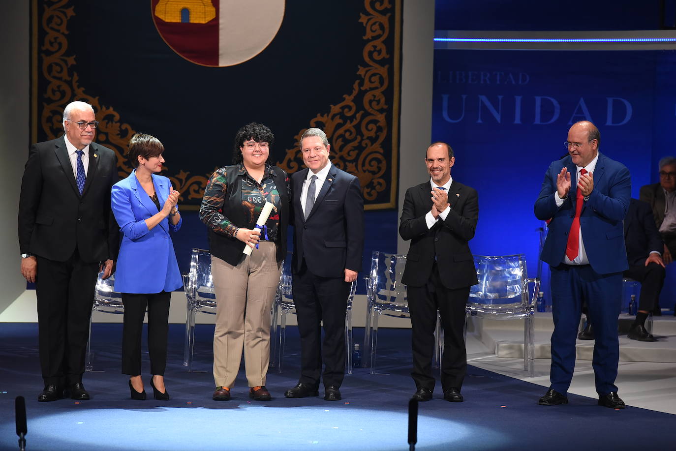 Todas las imágenes de los galardonados en el acto institucional del Día de Castilla-La Mancha en Manzanares